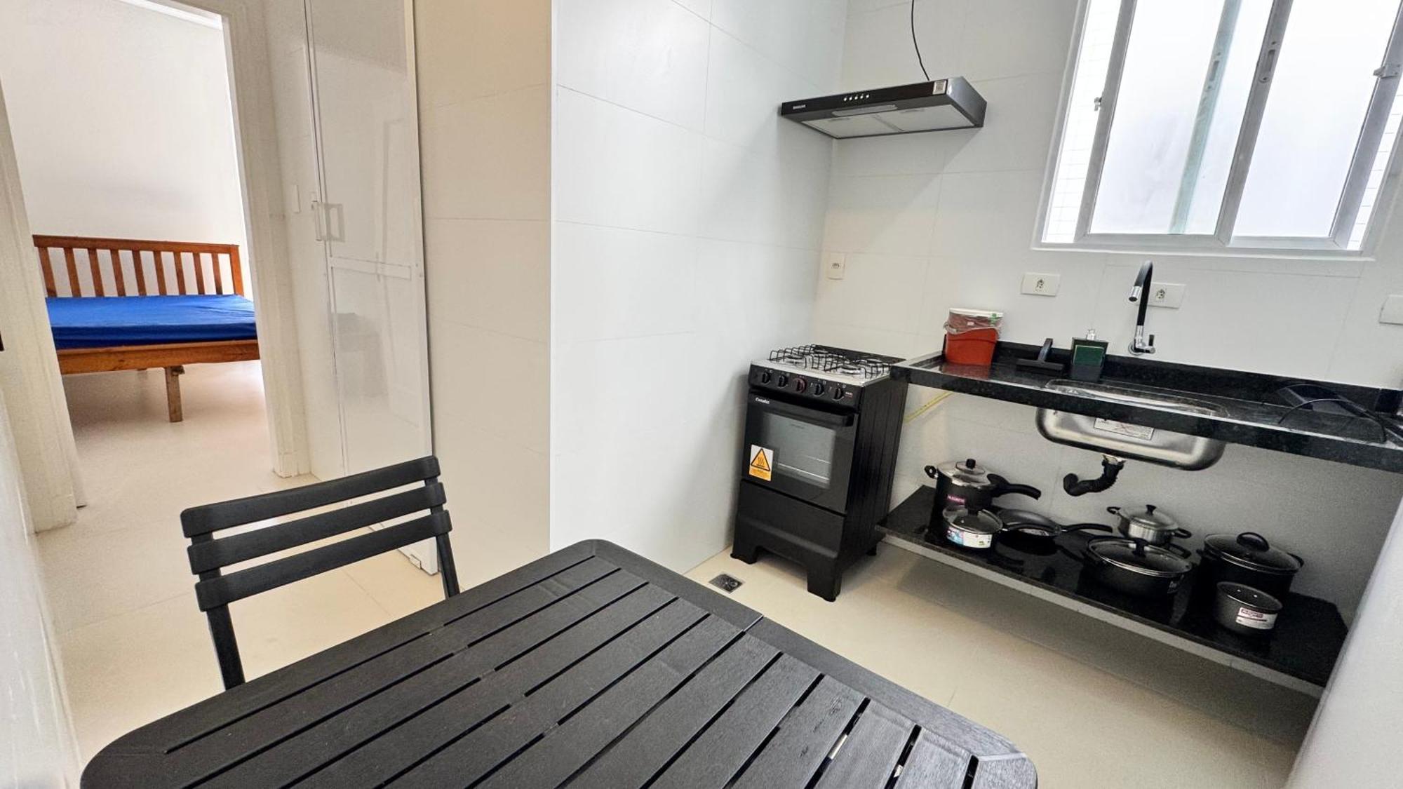 Studio 909 Pitangueiras - Edificio Bandeirantes - Com Estacionamento Incluido Guarujá Kültér fotó